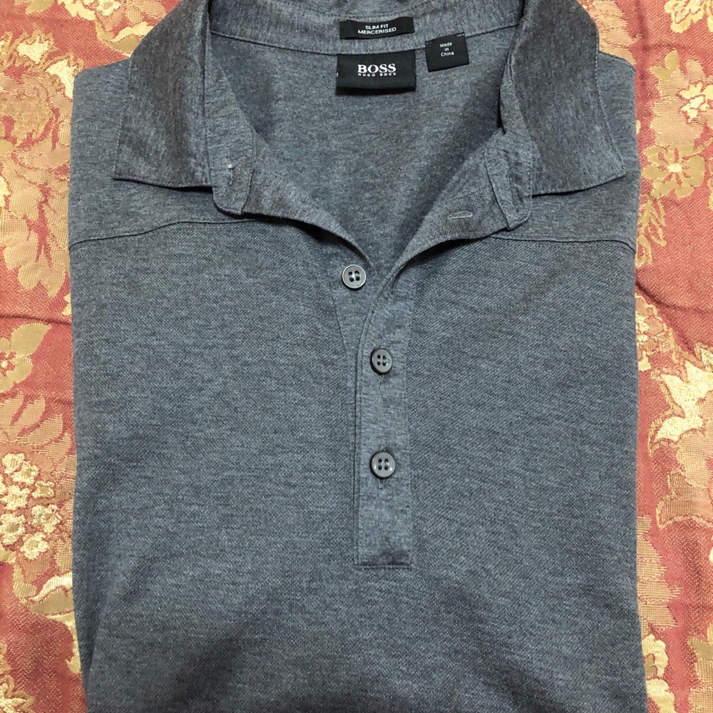 Boss men’s short sleeve shirt, slim fit